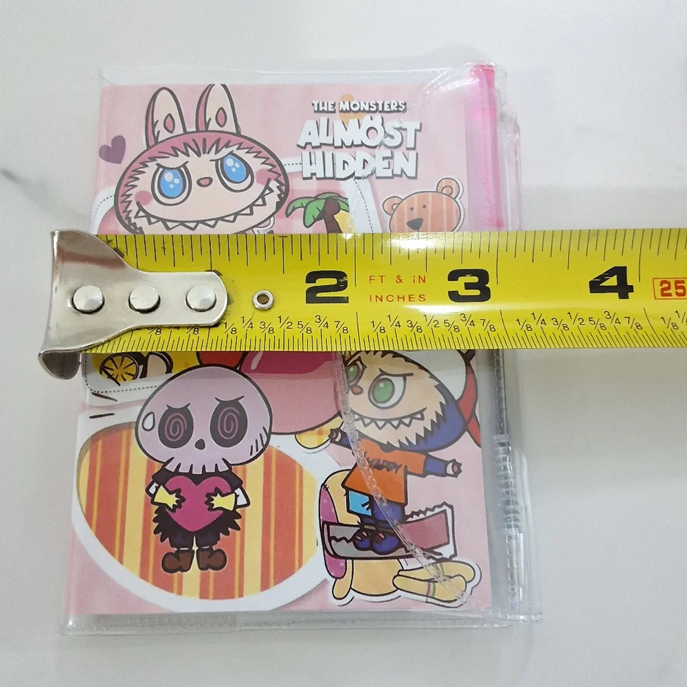 New Labubu Pink Pocket Notebook & Pen Set